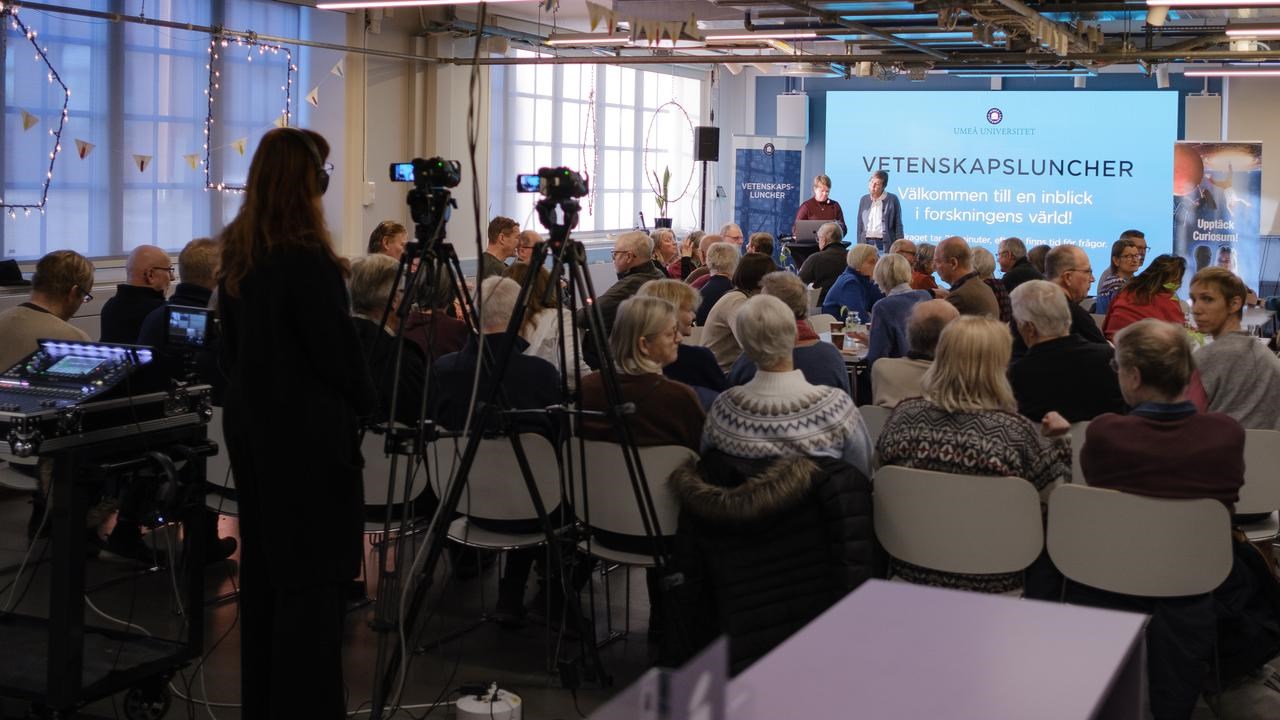 Höstens vetenskapsluncher från Umeå universitet