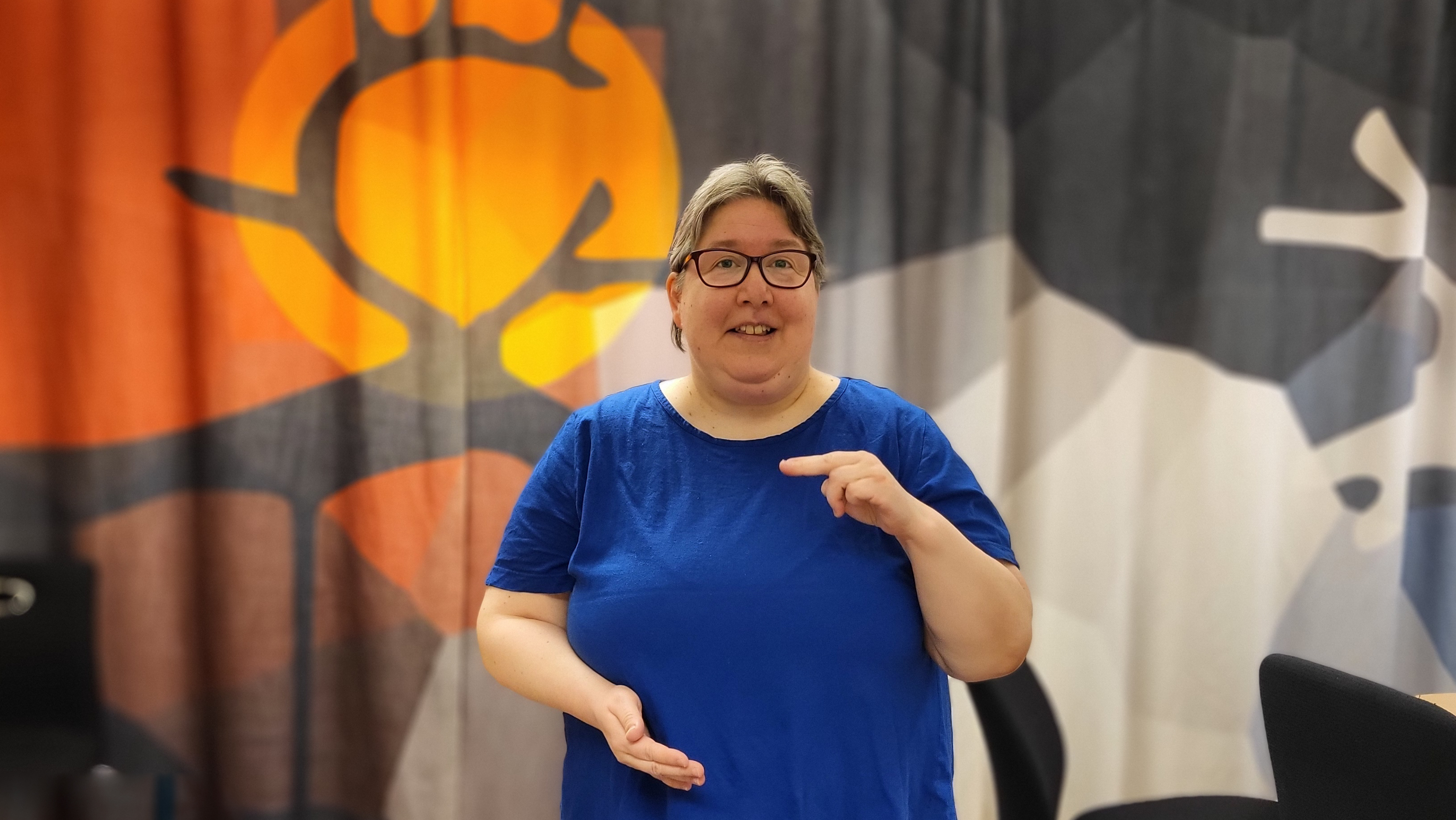 Hanna läser sin drömkurs